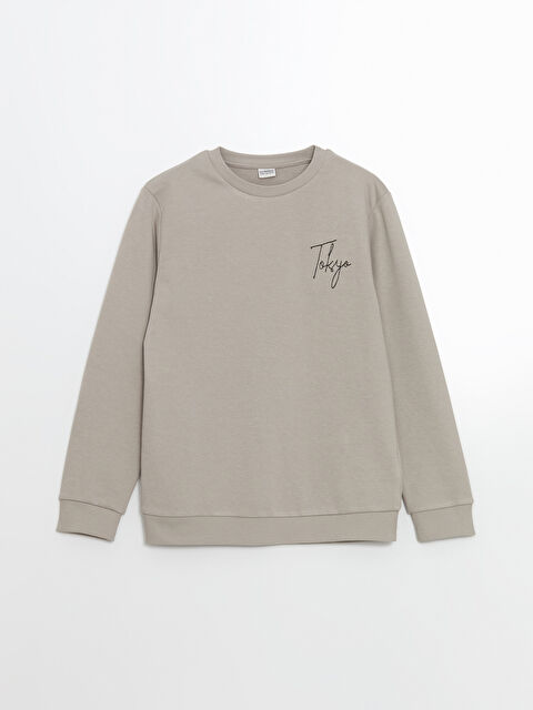 LCW Kids Bisiklet Yaka Erkek Çocuk Sweatshirt - S5MQ25Z4-SNE