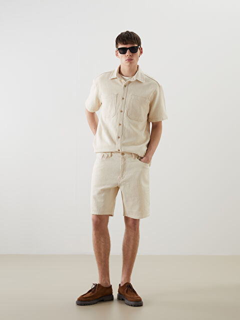 LCW Jeans Standart Kalıp Erkek Jean Şort - S5MQ60Z8-VG3