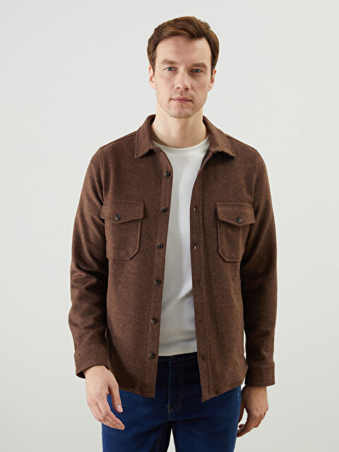 LCWAIKIKI Classic Regular Fit Uzun Kollu Erkek Gömlek - S5MQ82Z8-CTX