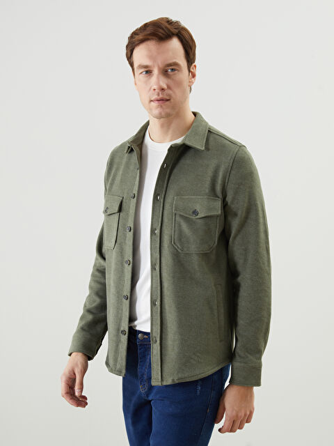 LCWAIKIKI Classic Regular Fit Uzun Kollu Erkek Gömlek - S5MQ82Z8-CWH