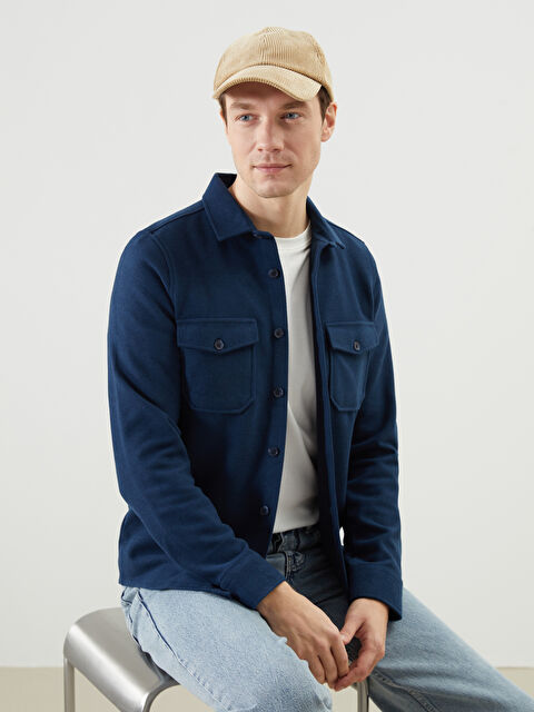 LCWAIKIKI Classic Slim Fit Uzun Kollu Erkek Gömlek - S5MQ83Z8-CX1