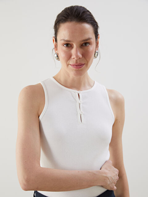 LCWAIKIKI Classic Bisiklet Yaka Kadın Atlet - S5MR47Z8-R9J