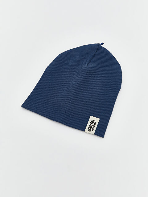 LCW baby Etiket Baskılı Erkek Bebek Bere - S5MR66Z1-YFY