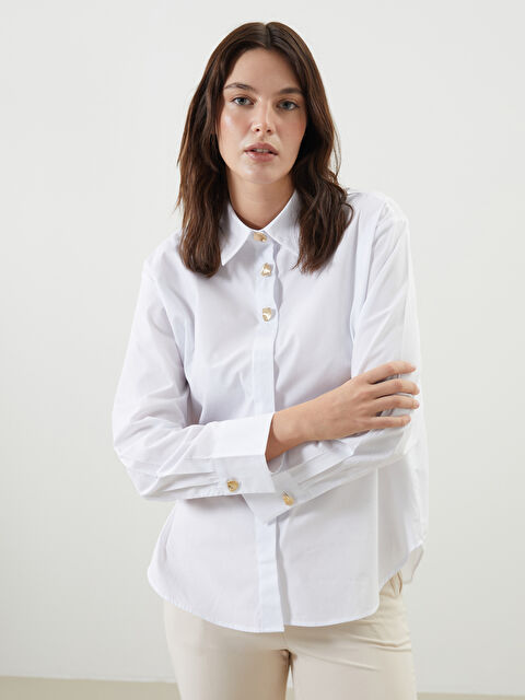 LCW Vision Loose Fit Kadın Gömlek - S5MS15Z8-R9J