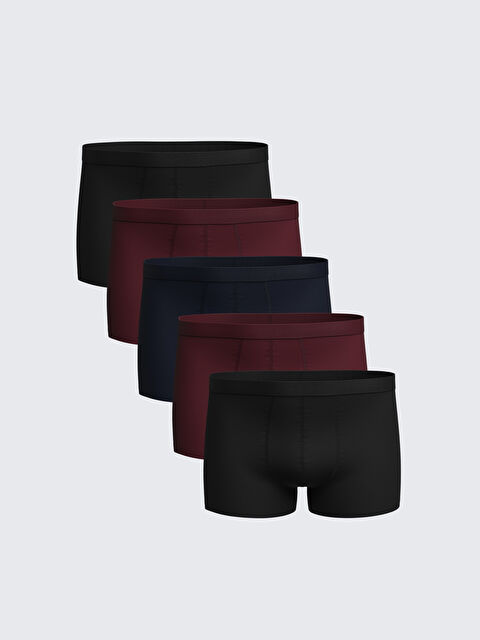 LC WAIKIKI Standart Kalıp Pamuklu Esnek Erkek Boxer 5'li - S5MS64Z8-CVL