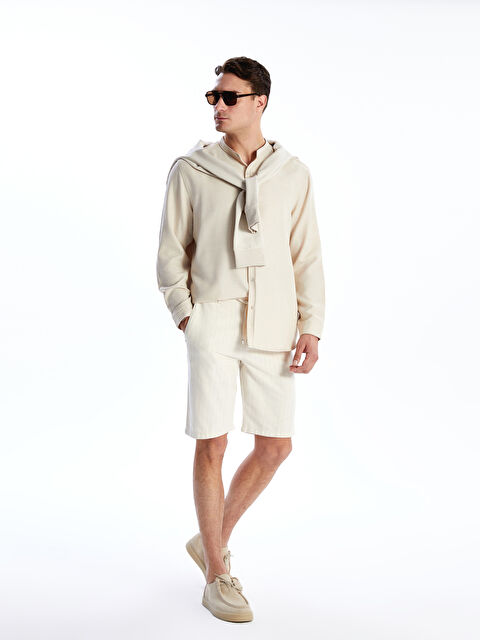 LCW Vision Standart Kalıp Çizgili Erkek Şort - S5MS83Z8-RW0