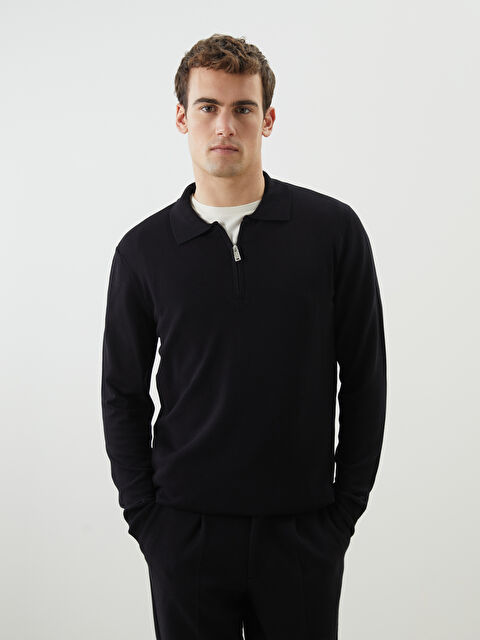 SOUTHBLUE Polo Yaka Erkek Triko Kazak - S5MT00Z8-CVL