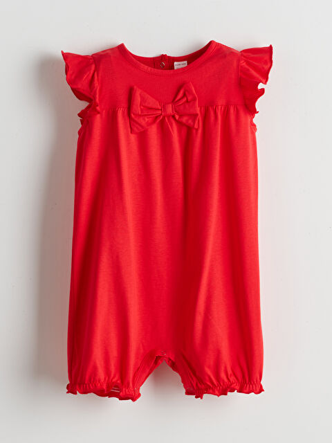 LCW baby Kurdele Detaylı Kız Bebek Penye Tulum - S5MT03Z1-GXV