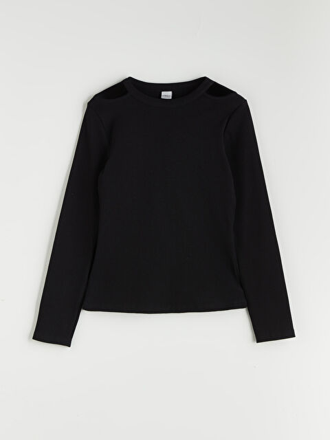 LCW Kids Crew Neck Girls' T-Shirt - S5MT73Z4-CVL