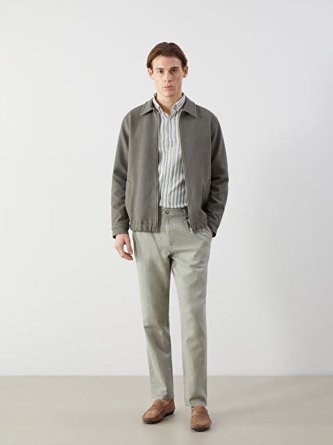 LCW Vision Standart Kalıp Keten Karışımlı Erkek Pantolon - S5MT89Z8-GNZ