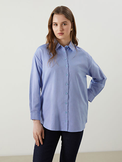 Natuvera Regular Fit Kadın Gömlek - S5MU37Z8-Z4T