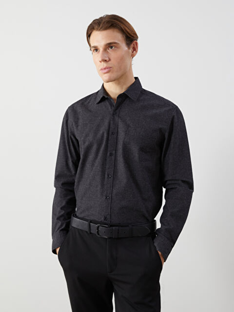 SOUTHBLUE Slim Fit Uzun Kollu Erkek Gömlek - S5MU76Z8-L9M