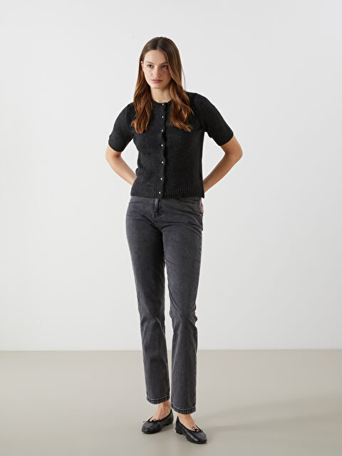 Natuvera Mom Fit Kadın Jean Pantolon - S5MU93Z8-ZZP