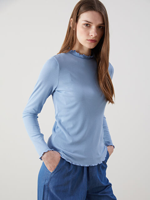 LCW Modest Dik Yaka Kadın Body - S5MV29Z8-GN6