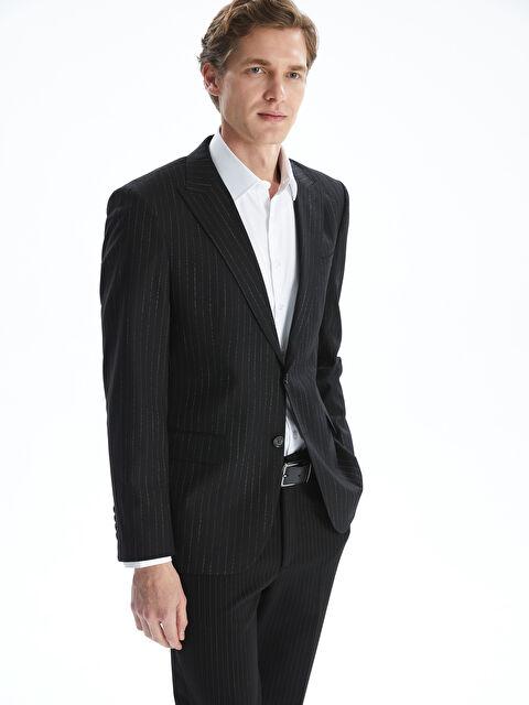 LCW BUSINESS Dar Kalıp Erkek Blazer Ceket - S5MV55Z8-LEG