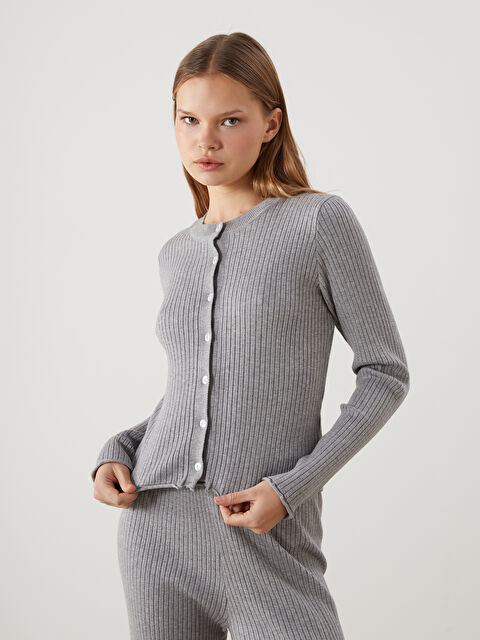 XSIDE Bisiklet Yaka Kadın Triko Hırka - S5MV92Z8-ZFW