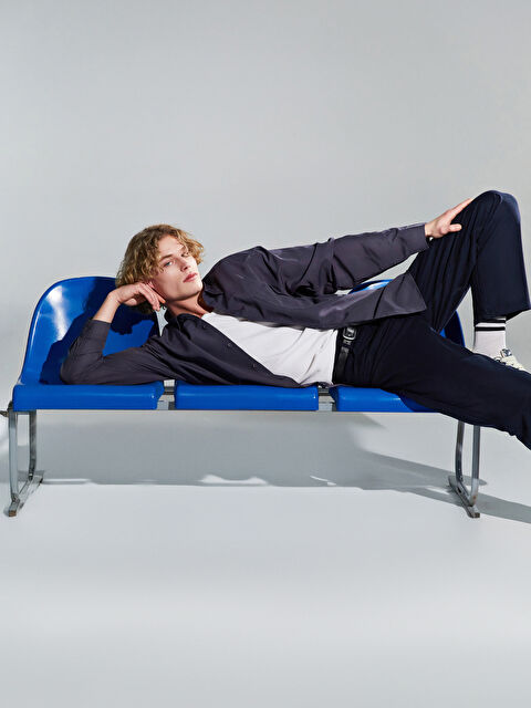 XSIDE Rahat Kalıp Uzun Kollu Erkek Gömlek - S5MY15Z8-ZJN