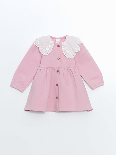 LCW baby Bebe Yaka Kız Bebek Elbise - S5MY88Z1-YU0