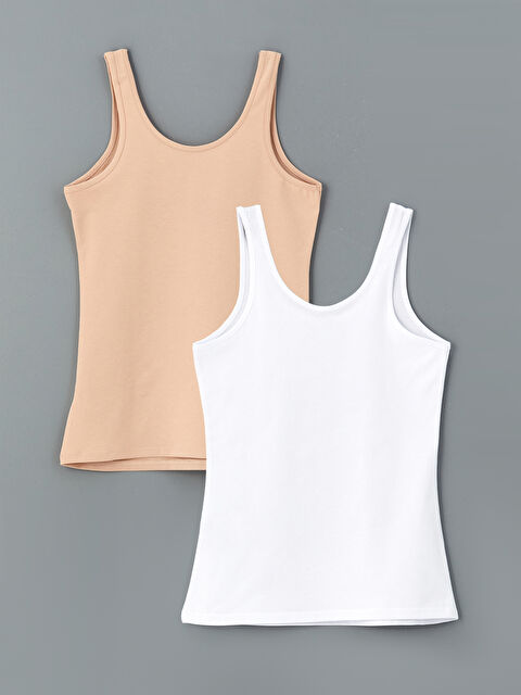 LCW DREAM U Yaka Kadın Atlet 2'li - S5N014Z8-FFB