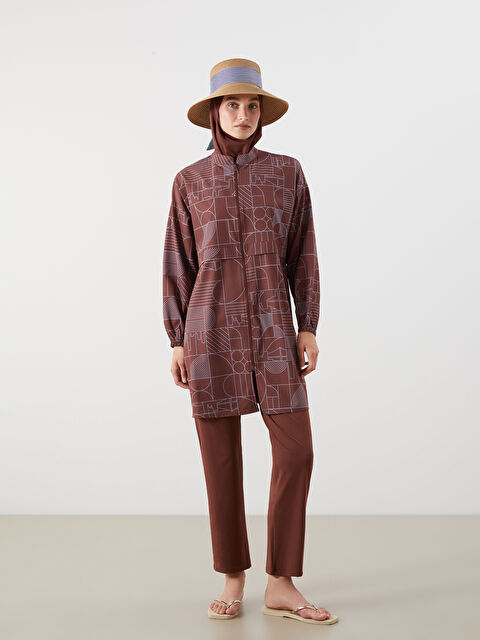 LCW DREAM Dik Yaka Kadın Tesettür Mayo Takımı - S5N141Z8-LQY