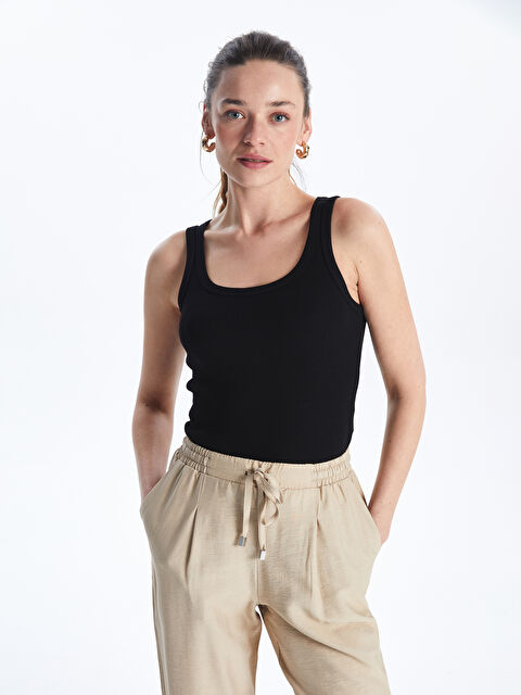 LCWAIKIKI Classic U Yaka Kadın Atlet - S5N289Z8-CVL