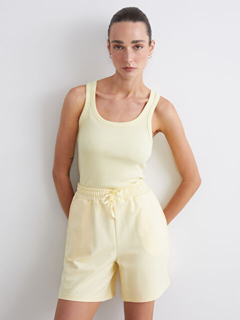 LCWAIKIKI Classic U Yaka Kadın Atlet - S5N289Z8-FSW