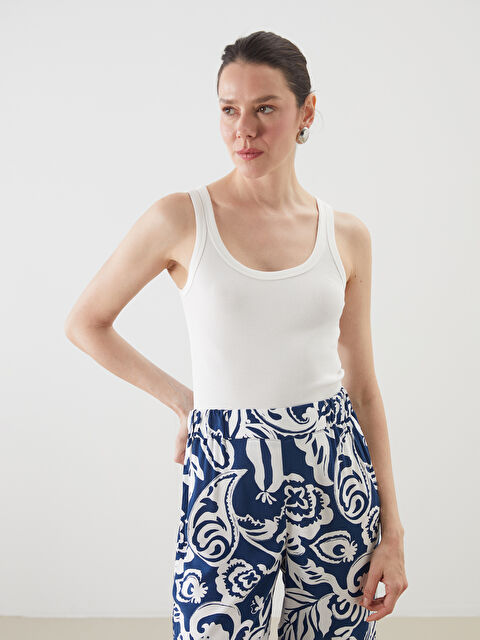 LCWAIKIKI Classic U Yaka Kadın Atlet - S5N289Z8-R9J