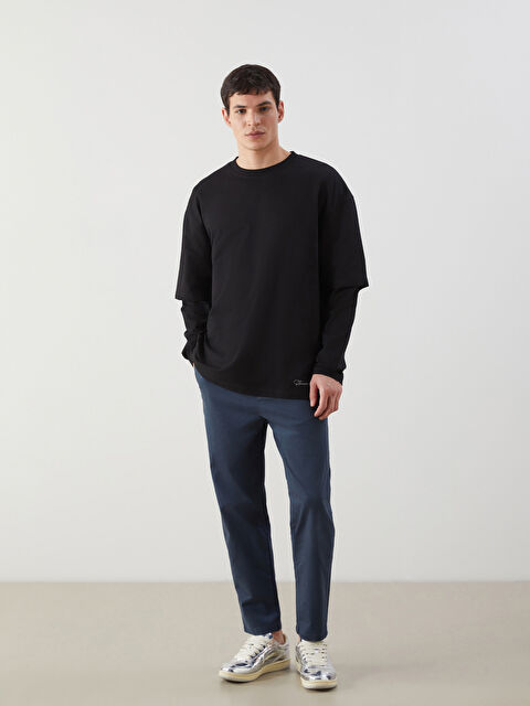 XSIDE Rahat Kalıp Gabardin Erkek Pantolon - S5N294Z8-SEN