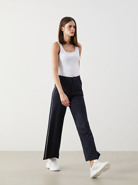 LCW Vision Çizgili Kadın Pantolon - S5N346Z8-CS0
