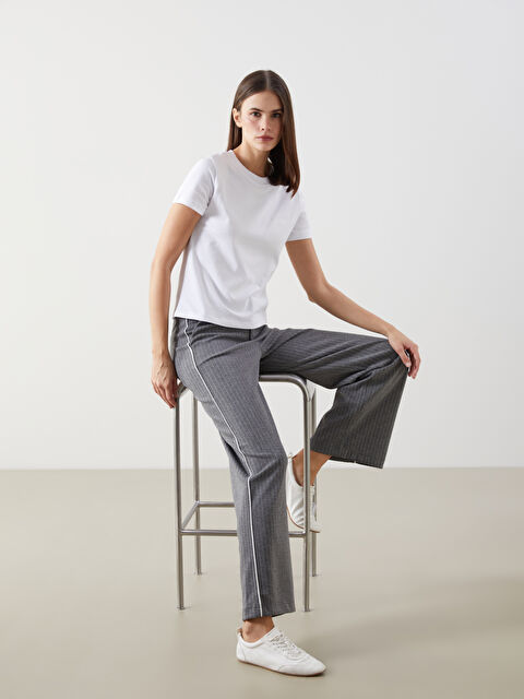 LCW Vision Çizgili Kadın Pantolon - S5N346Z8-CYQ