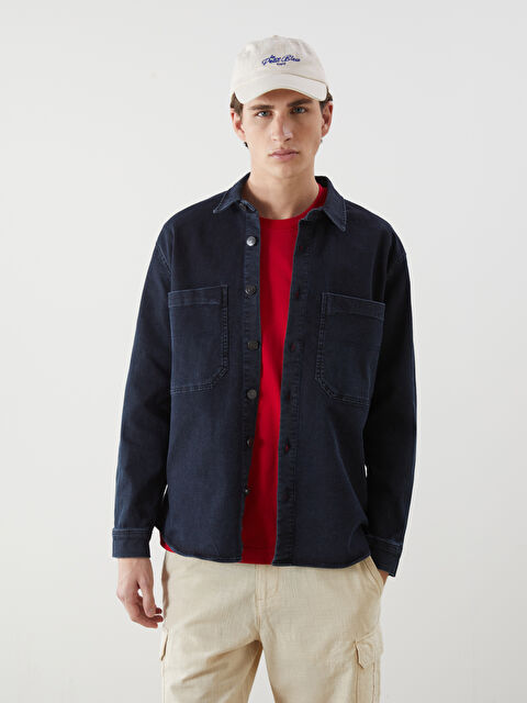 LCW Jeans Rahat Kalıp Erkek Jean Ceket - S5N347Z8-RXZ