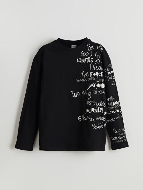 LCW Kids Bisiklet Yaka Erkek Çocuk Tişört - S5N372Z4-CVL