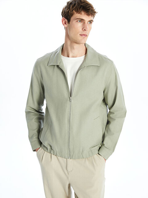 LCW Vision Standart Kalıp Gömlek Yaka Erkek Mont - S5N380Z8-GNZ