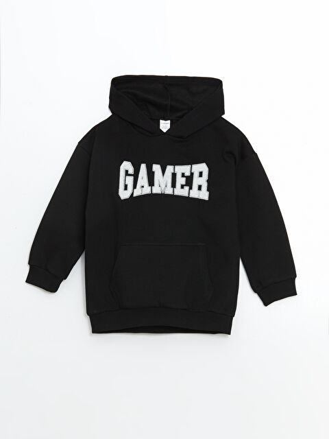 LCW Kids Kapüşonlu Erkek Bebek Sweatshirt - S5N432Z1-CVL