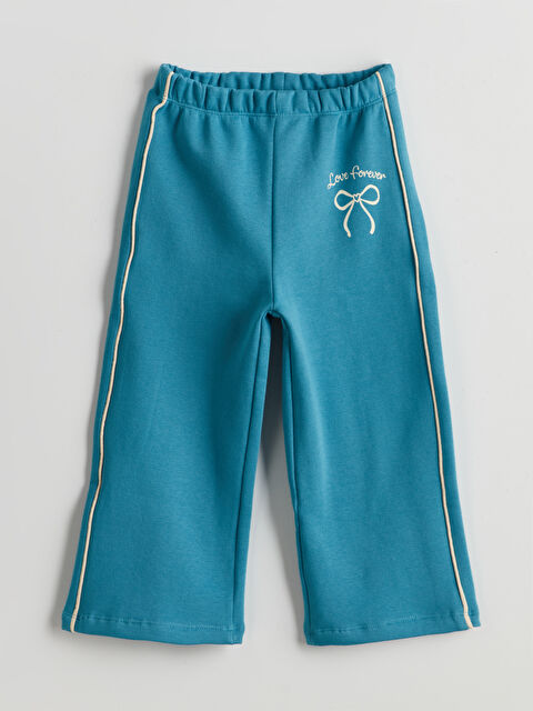 LCW Kids Kurdele Detaylı Kız Çocuk Eşofman Alt - S5N463Z1-GNR