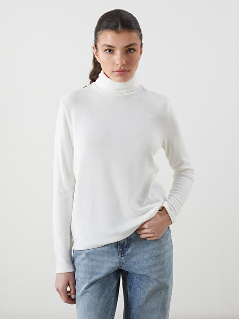 LCW Vision Dik Yaka Kadın Tişört - S5N472Z8-R9J