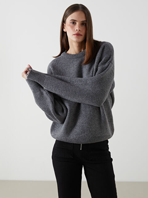 XSIDE Bisiklet Yaka Kadın Triko Kazak - S5N475Z8-VDL