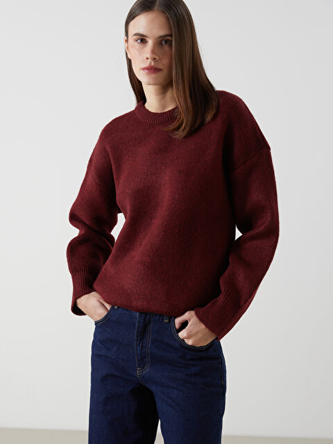 XSIDE Bisiklet Yaka Kadın Triko Kazak - S5N475Z8-YYP