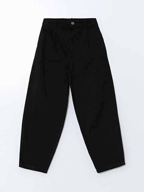 LCW Kids Beli Ayarlanabilir Lastikli Kız Çocuk Pantolon - S5N525Z4-CVL