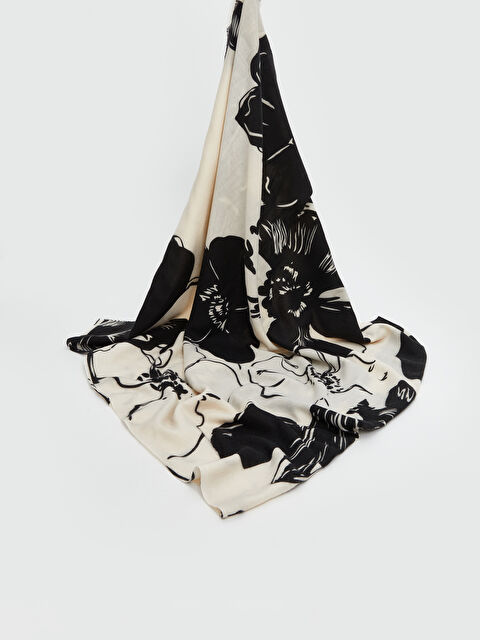 LCW ACCESSORIES Çiçek Desenli Kadın Şal - S5N568Z8-M0T