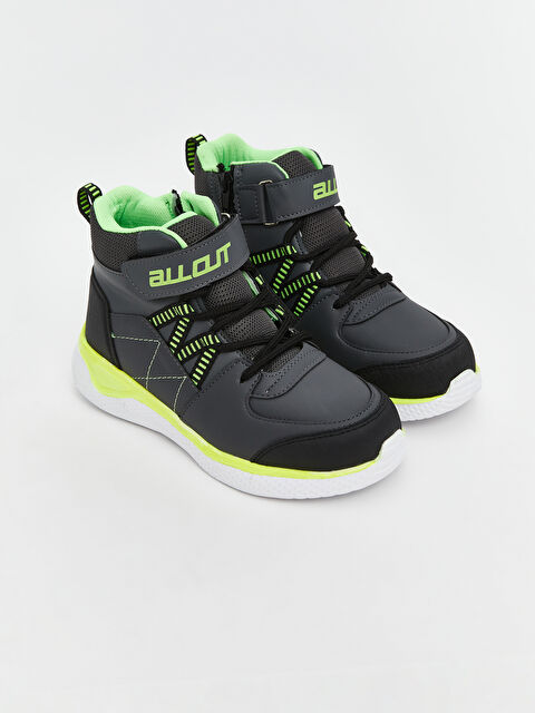 LCW STEPS Bağcık ve Cırt Cırtlı Erkek Çocuk Bot - S5N592Z4-SCX