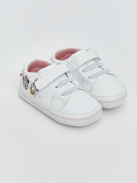 LCW STEPS Minnie Mouse Baskılı Kız Bebek Yürüme Öncesi Spor Ayakkabı - S5N593Z1-Q6K
