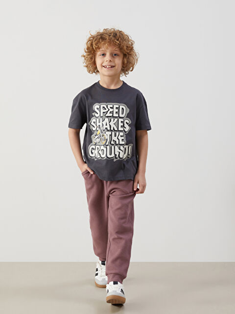 LCW Kids Beli Lastikli Erkek Çocuk Jogger Eşofman Alt - S5N601Z1-H9F