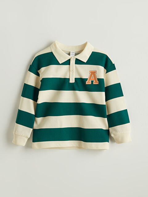 LCW Kids Polo Yaka Pamuklu Erkek Çocuk Tişört - S5N602Z1-LFQ
