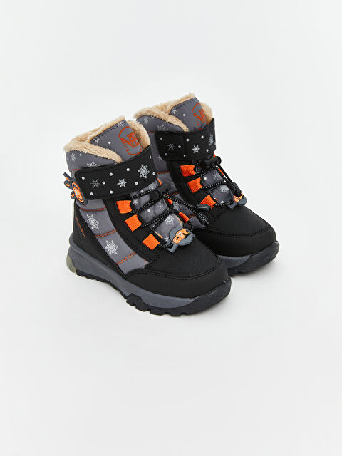 LCW STEPS İçi Kürklü Bağcıklı Erkek Bebek Kar Botu - S5N658Z1-HUC