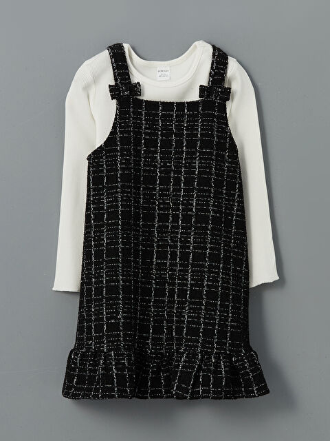 LCW Kids Kız Çocuk Elbise ve Bluz 2'li - S5N713Z1-CVL