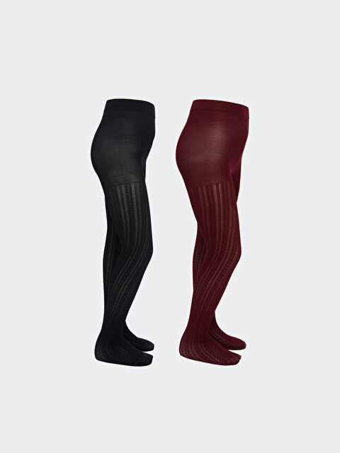 LCW Kids Kız Çocuk İnce Külotlu Çorap 2'li - S5N736Z4-J0S