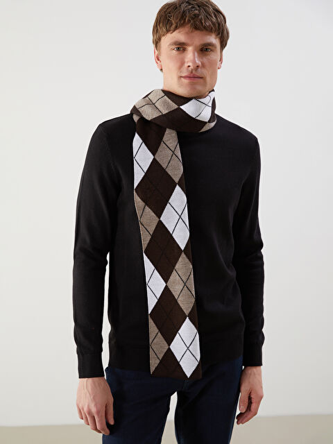 LCW ACCESSORIES Ekose Desenli Erkek Atkı - S5N757Z8-ZGU