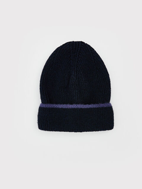 LCW ACCESSORIES Çizgi Nakışlı Erkek Bere - S5N759Z8-ZZU