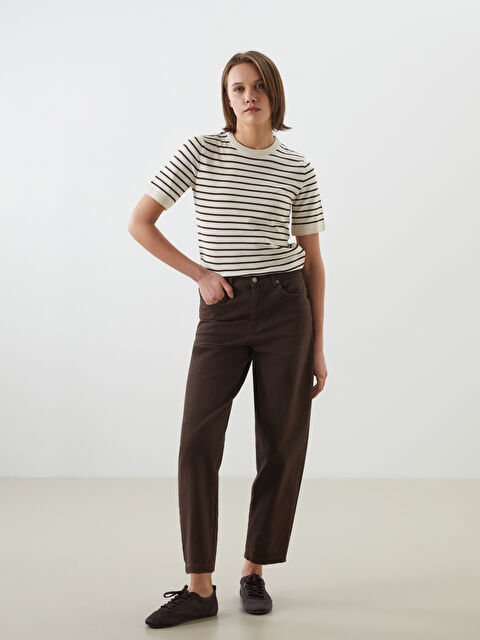 LCW Jeans Balloon Fit Kadın Jean Pantolon - S5N811Z8-JTW